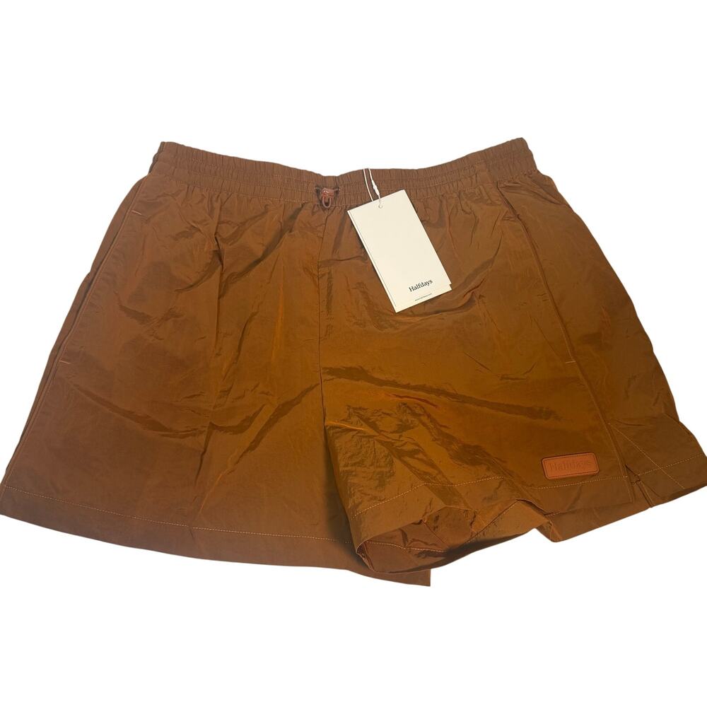 Halfdays Women’s Brown Wrap Skort Athletic Outdoor Shorts Size Large NWT